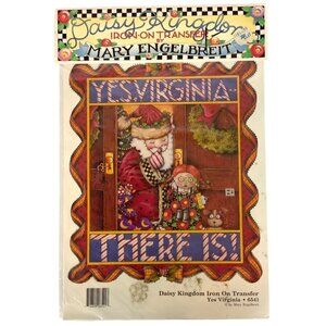 Vintage Daisy Kingdom 1990 Yes Virginia Iron-On Transfer By Mary Engelbreit